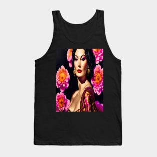 Ava Gardner Florals Tank Top